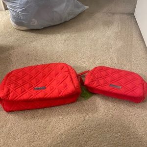 Vera Bradley canyon sunset toiletry cases